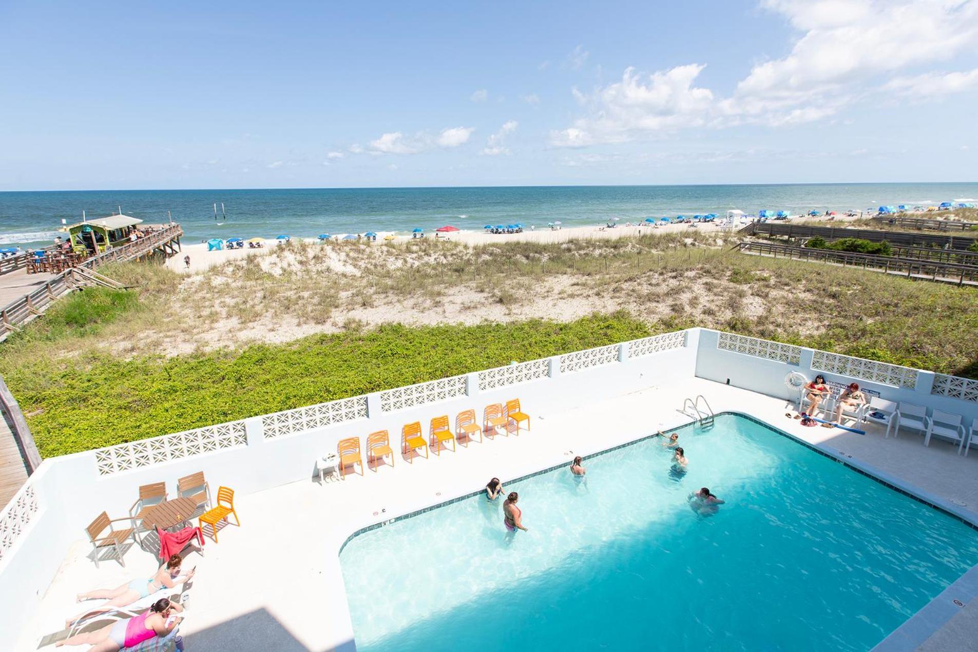 Golden Sands Oceanfront Hotel Carolina Beach Exteriör bild