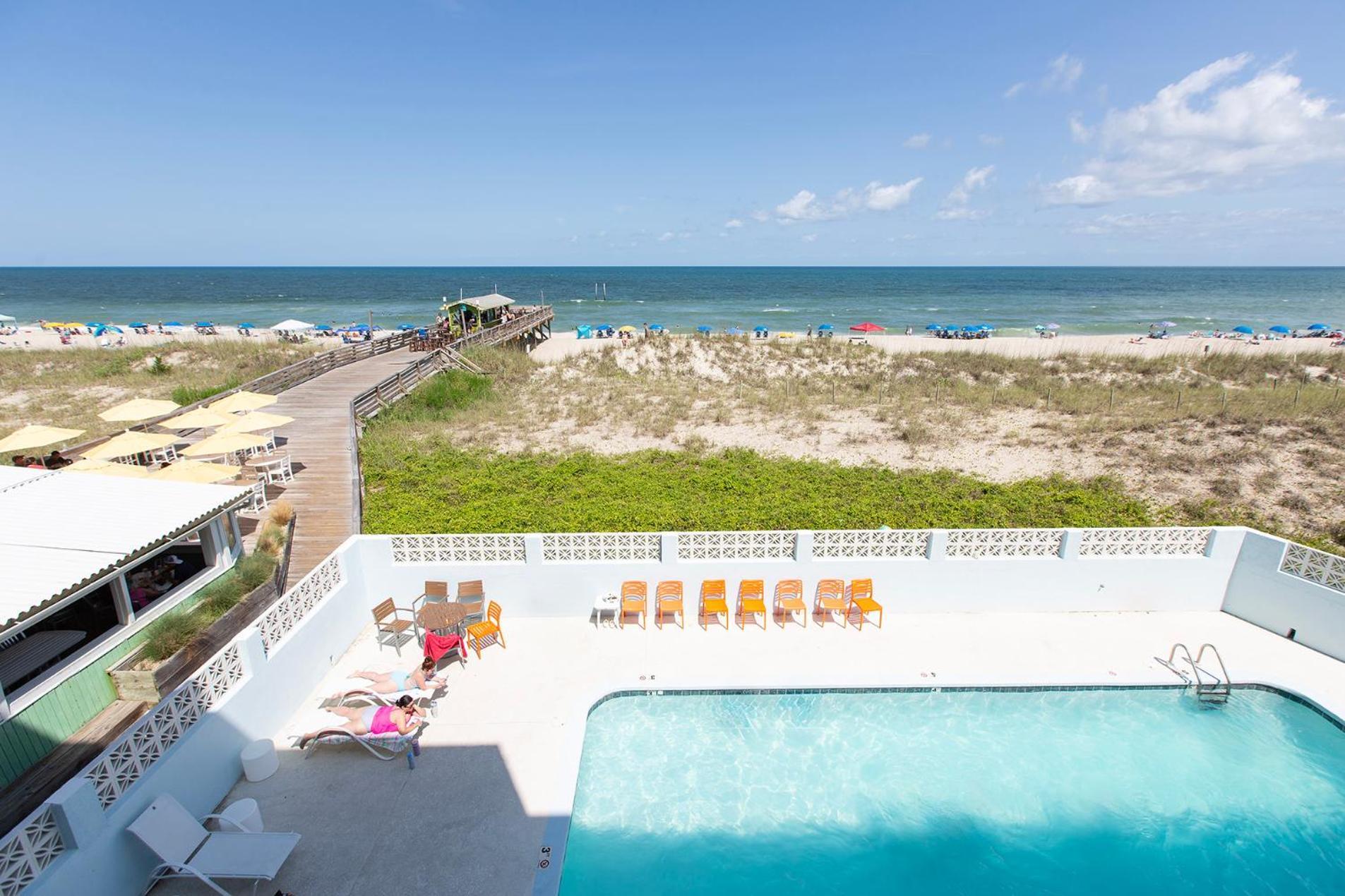 Golden Sands Oceanfront Hotel Carolina Beach Exteriör bild