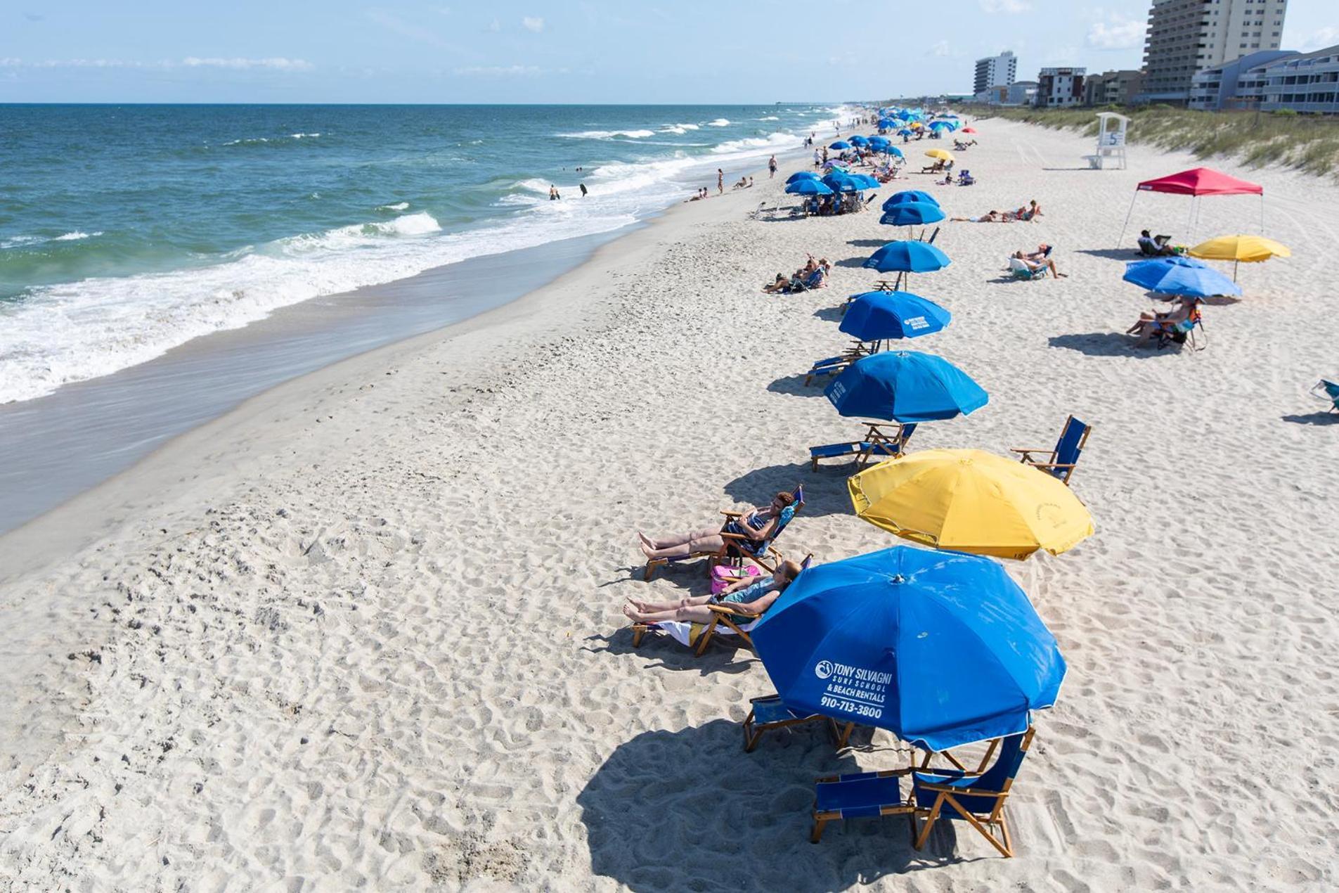 Golden Sands Oceanfront Hotel Carolina Beach Exteriör bild